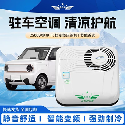Suitable for Xinbaique electric tricycle variable frequency air conditioner 48V60V72V universal heating and cooling, other 2V24V light trucks (Automotive air conditioning) - new-special-offer-single-cooling-electric-vehicle-48v60v72v-universal