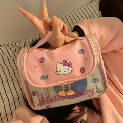 新款可爱猫洗漱包化妆包女高颜值便捷大容量护肤品收纳袋包邮批发