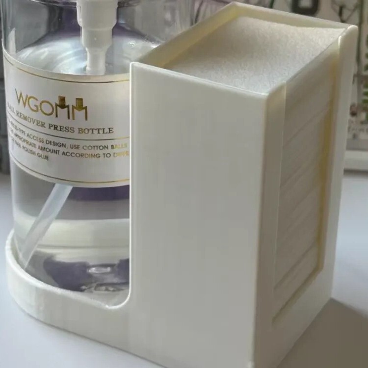Cross-border hot-selling product: 3D printed nail art alcohol wipe box, cleaning and nail removal beauty storage box, washbasin desktop ornament Cross-border hot-selling product: 3D printed nail art alcohol wipe box, cleaning and nail removal beauty storage box, washbasin desktop ornament