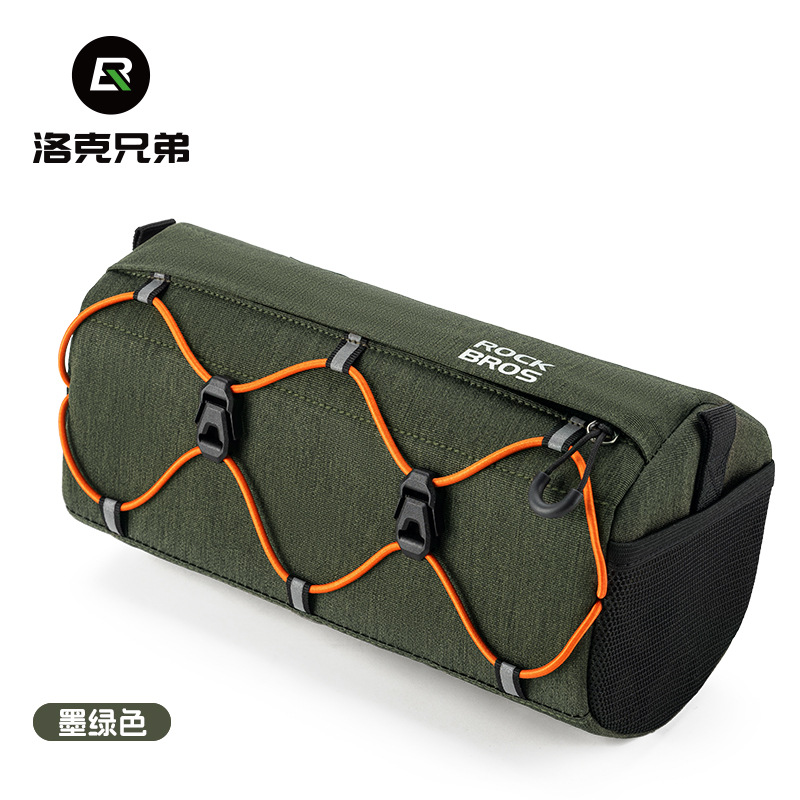 Rock brothers bicycle bag front beam bicycle front bag road mountain bike head hanging bag handlebar crossbody riding equipment