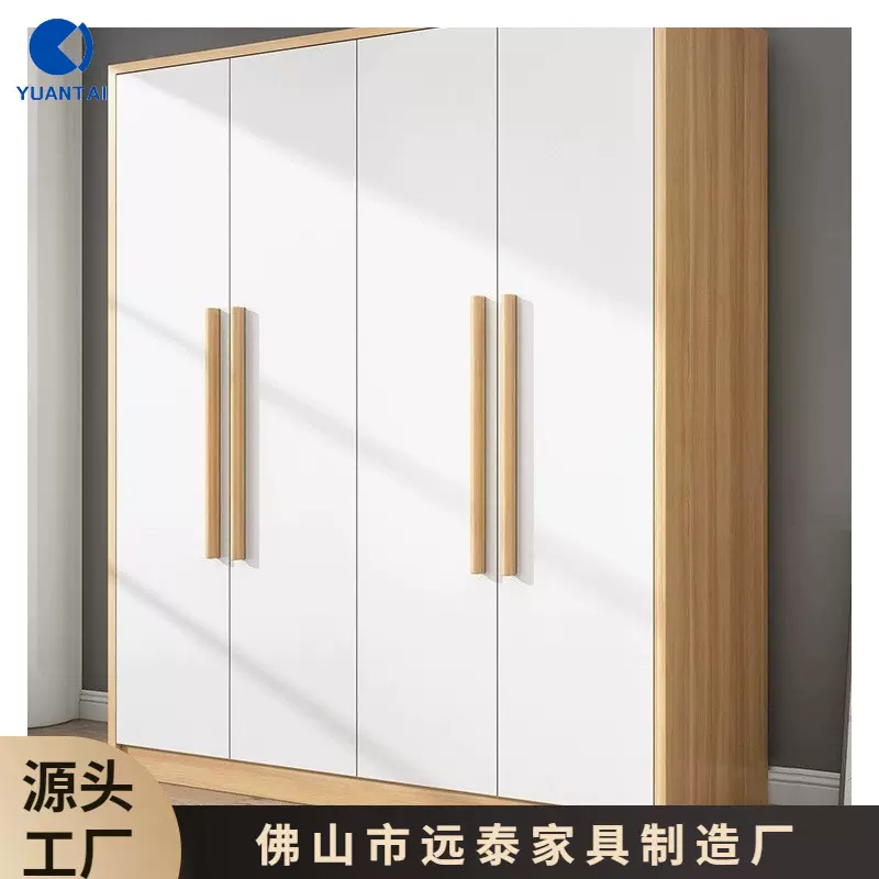 衣柜现代简约实木经济型简易组装出租房用储物柜儿童卧室收纳衣橱