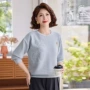 圆领妈妈新款秋冬毛衣