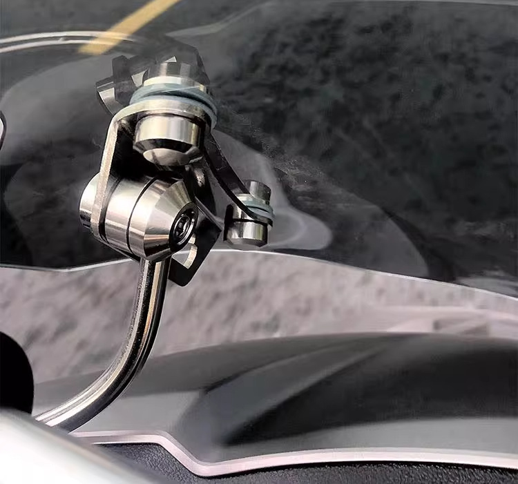 Suitable for Haojue Afr125 Windshield Scooter Front Windshield High-Definition Transparent Suzuki Uy125 Front Windshield