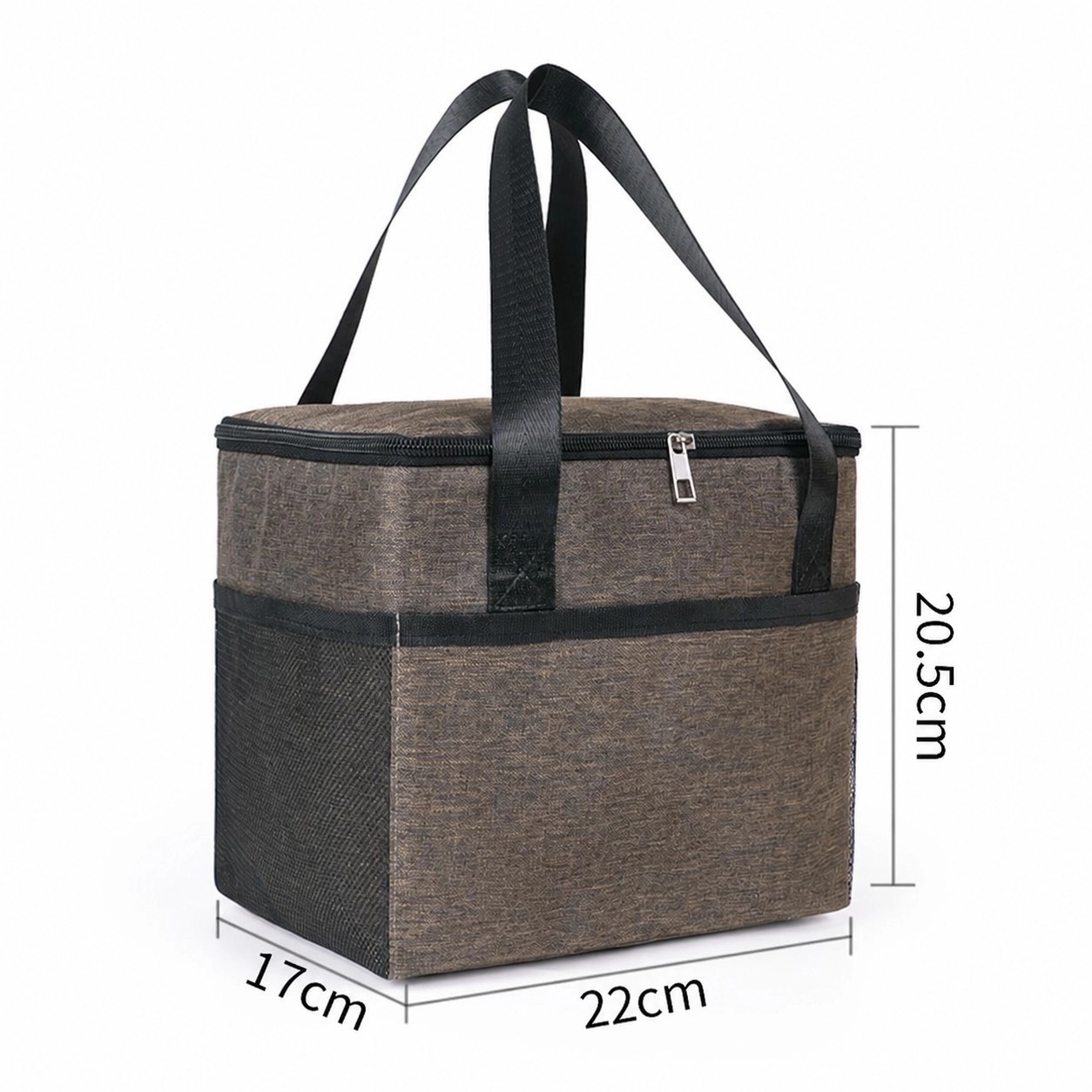 Bolsa de picnic portátil transfronteriza bolsa de hielo impermeable de tela de Oxford bolsa de trabajo con comida, bolsa de almuerzo térmica bolsa de almuerzo térmica