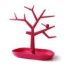Bird and tree rose red