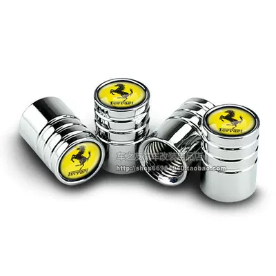 valve F458 488 812 Car - classic-model-yellow-ferrari-silver-4-pieces