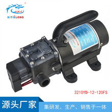 压力开关型电动隔膜泵 12V24V120W微型水泵 管道小型抽水泵