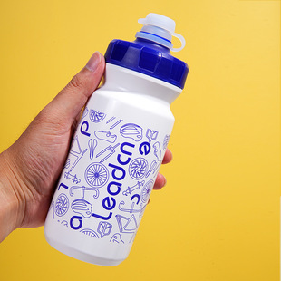 Outdoor Cycling Water Bottle, Road Bicycle, Mountain Bike, Squeeze-Type Professional Water Outlet Equipment, Food-Grade Sports Water Bottle