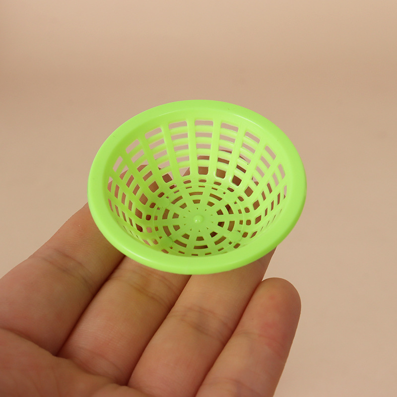 Cesta de Drenaje en Miniatura para Casa de Muñecas de Plástico