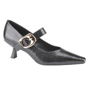 V 96867 Stripe PU Pointed Heels �l�y PU ���^�߸�Ь���uͨ