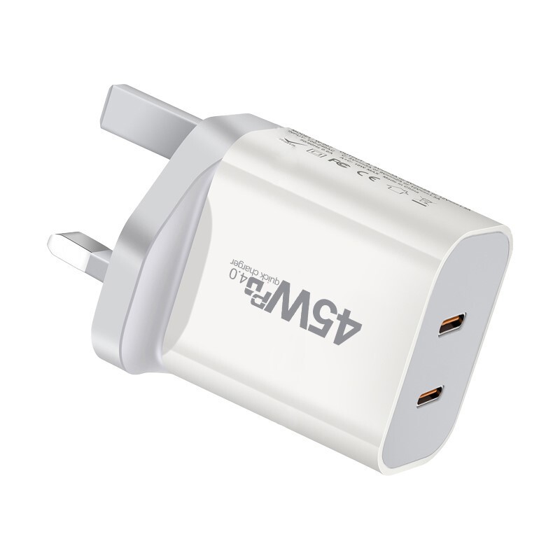 IP16X携帯電話用45W窒化ガリウム充電器45Wオーストラリア規格PD充電器45WデュアルPDアダプタ|undefined