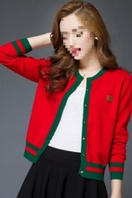 针织开衫短款长袖毛衣外套女大码宽松秋新款女装韩版小开衫潮