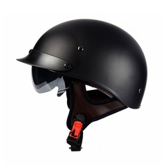 Factory goods motorbike scooter helmet motorcycle half helmet unisex duck helmet four seasons lightweight motorbike retro helmet