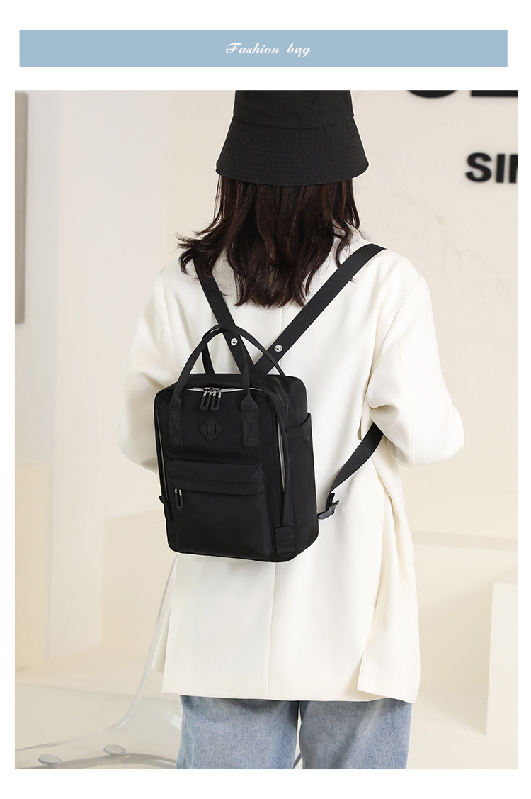 Spring 2025 new women's fashion trend backpack, large-capacity water-resistant backpack, outdoor travel handbag undefined