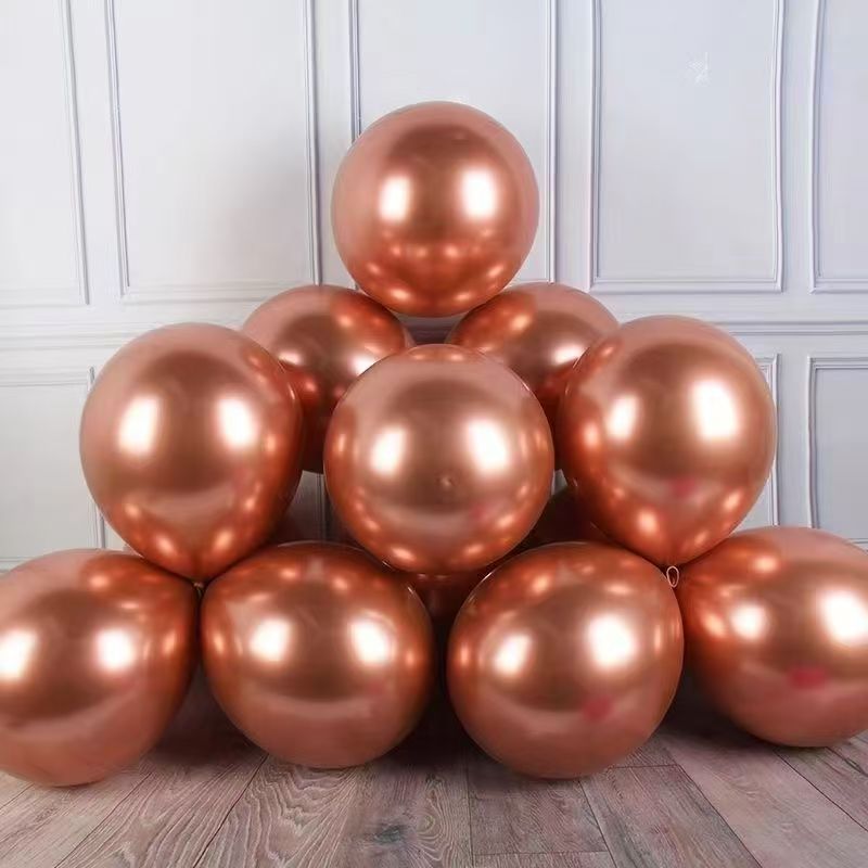 1.8 g de globo de color metálico al por mayor de 10 pulgadas para la fiesta de cumpleaños de la casa de bodas para niños con globo cromado brillante image 11