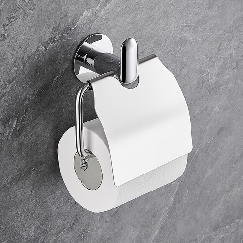 Zinc alloy toilet paper holder bathroom tissue rack restroom roll paper holder bathroom toilet paper holder tissue box punching tissue dispenser rack engineering