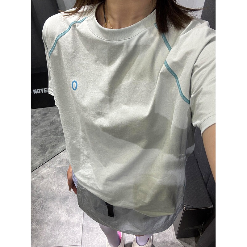 2025 Summer and Autumn Thin Quick-Drying Sports Cycling Clothing Short-Sleeved T-Shirt Summer Cleanfit Zipper Cargo Shorts