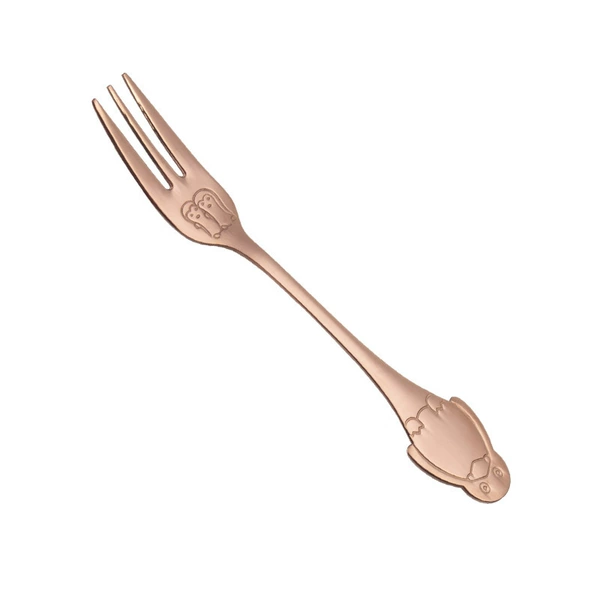 Penguin Fork-Rose Gold