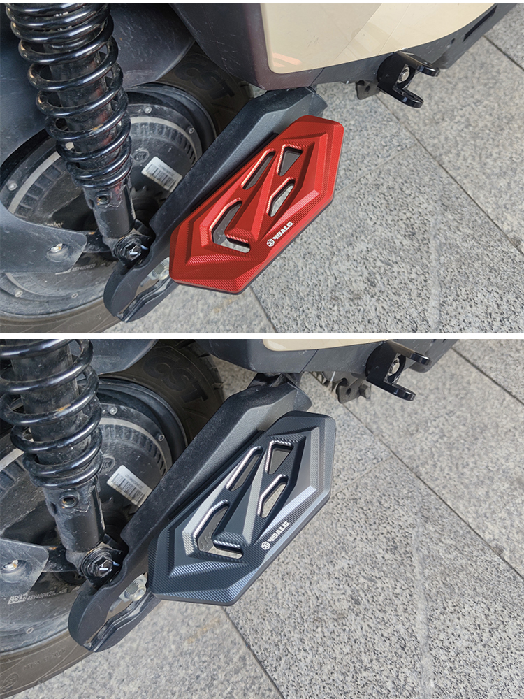 Suitable for Ninebot electric scooter MZMIX/NZMIX aluminum alloy modified rear footrests and side footrests