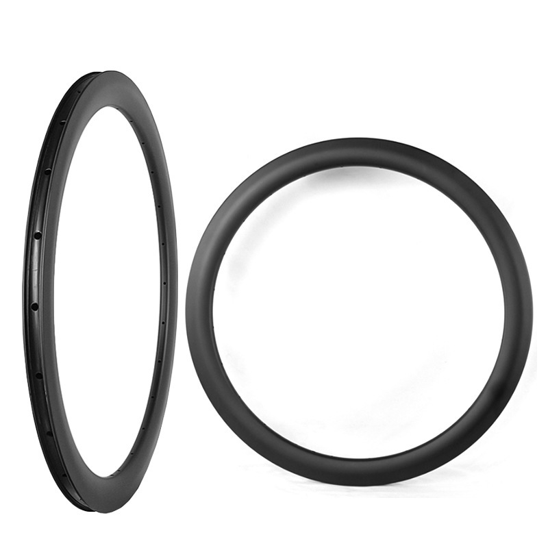 Road Bike 700C Carbon Fiber Rims, 50mm Profile Disc Brake Clincher Rims, Supports Vacuum Carbon Rims Road Bike 700C Carbon Fiber Rims, 50mm Profile Disc Brake Clincher Rims, Supports Vacuum Carbon Rims