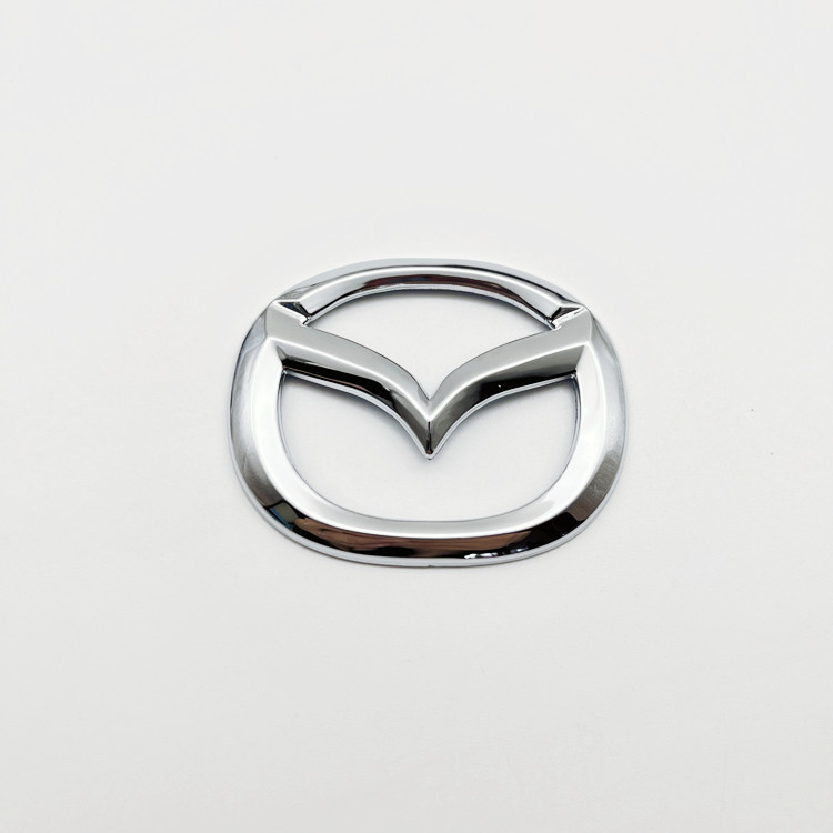 Suitable for Mazda Cx-4 Car Logo Atez Cx50Cx30 Angkesela Carbon Fiber Pattern Steering Wheel Labeling Cover