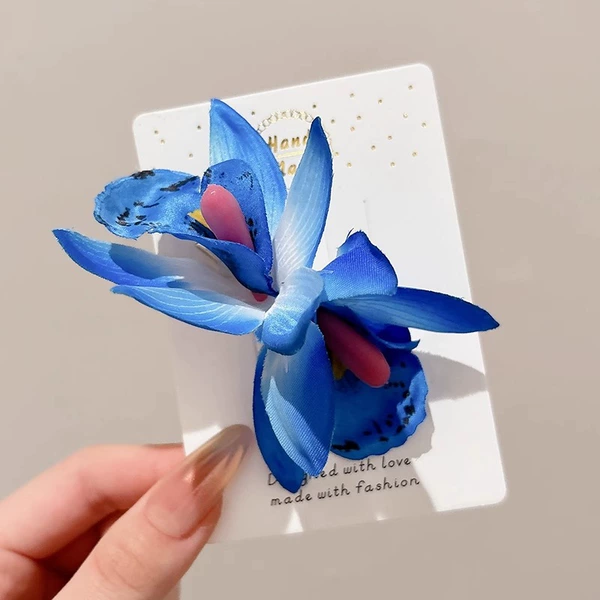 4# Gradient Blue 3D Phalaenopsis