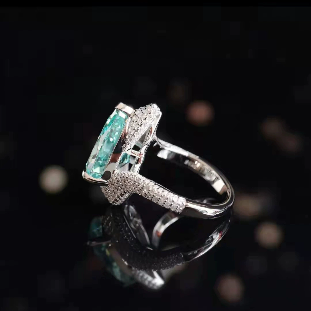 Сеть Tourmaline синтезированное кольцо одного размера в форме капли