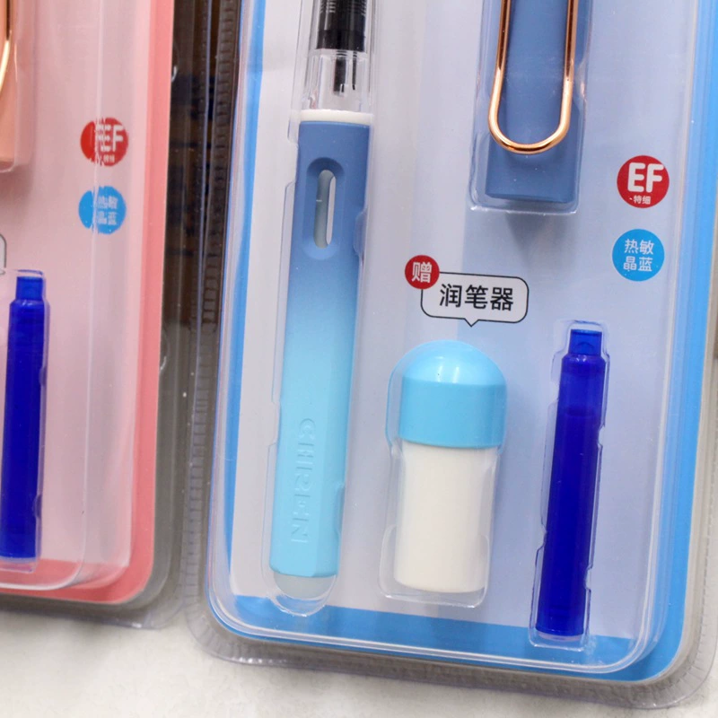 Erasable pen, set for elementary school students, calligraphy, wholesale, gradient