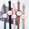 Fashionable trend universal dial, belt, quartz watches, women's watch, bracelet, Korean style