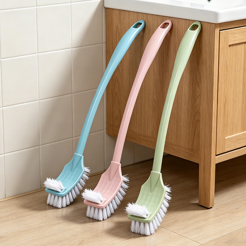 Household Toilet Cleaning Brush Long Handle Toilet Brush Multi-angle Toilet Cleaning Brush Wall-mounted Toilet Brush Set