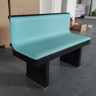 Foshan Manufacturer Modern Minimalist Cafe Restaurant Ktv Hot Pot Restaurant Double Leather Art Booth Sofa Music Dining Bar