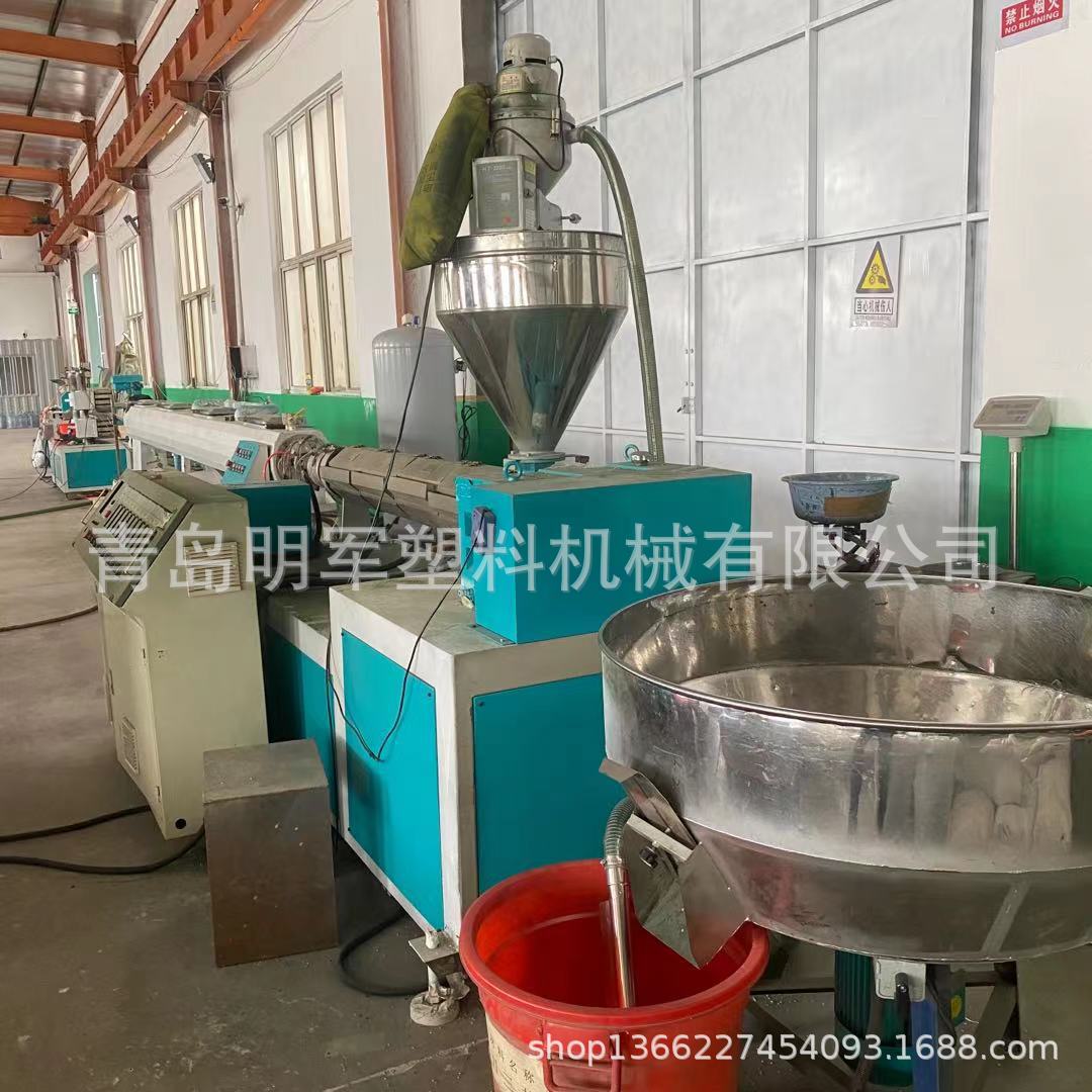 塑料管材挤出机 PVC栅栏管挤出生产线 PP抗冲击管材生产设备 单