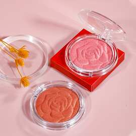 定制眼影oem化妆品贴牌代工防水持久哑光玫瑰单色眼影盘加工定制