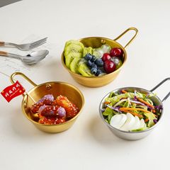 304ステンレスの韓国式米酒の碗は泡の碗の料理店の専用の調味料を持ってご飯の小さい碗の熱い冷たい酒の碗を混ぜます。