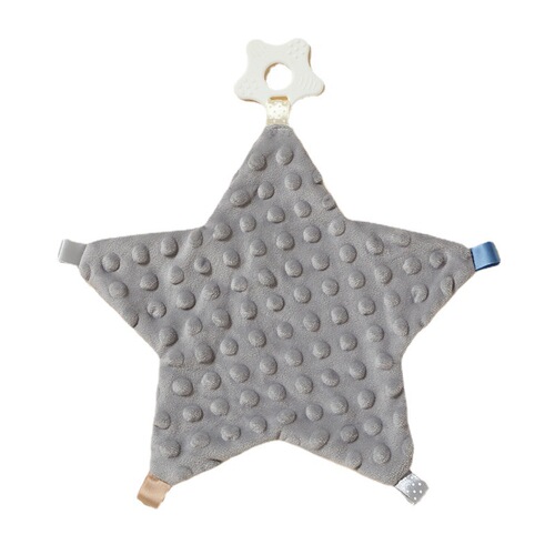 Doudou comfort napkin, baby can chew teether, baby doll, sleeping artifact, hand puppet toy, five-star