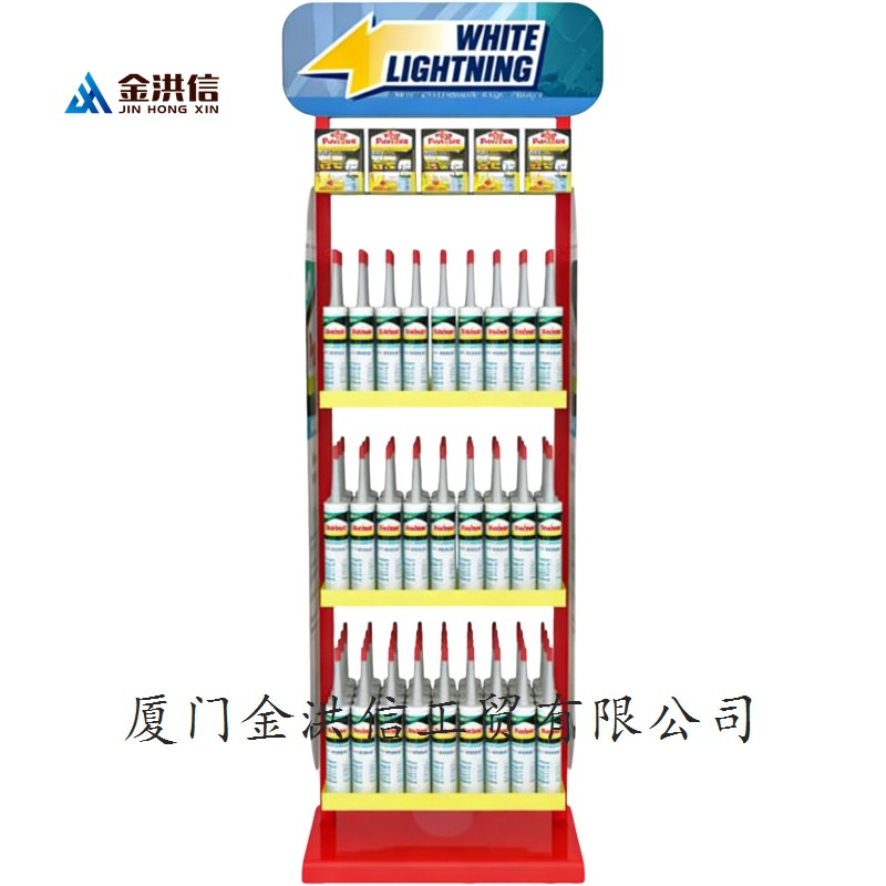 玻璃胶展示架防霉胶耐候胶陈列架五金店胶水置物架工厂可定制