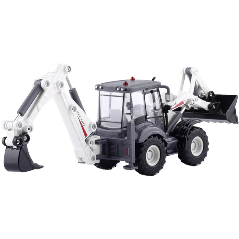 Oferta especial de aleación de ingeniería de vehículos 1:50 modelo de carretilla elevadora de dos vías en caja coche de juguete para niños en stock al por mayor