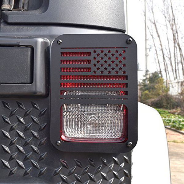 Cross-Border Applicable 2007-2018 Jk Car Tail Lens (American Flag) Taillight Cover Modification Factory Wholesale