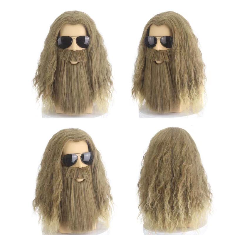 Cross-border Halloween Masquerade wig wholesale Amazon European and American Thor wig cosplay anime fake