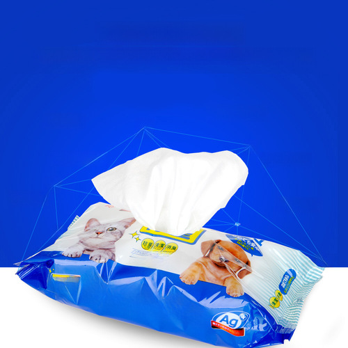 Alice Pet Wet Wipes 80 Pumps Teddy Golden Retriever Dog Wet Wipes Cat Wet Wipes
