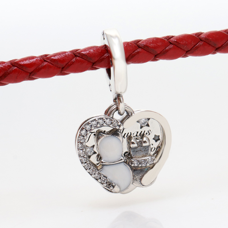 Fashionable cute pendant heart shaped