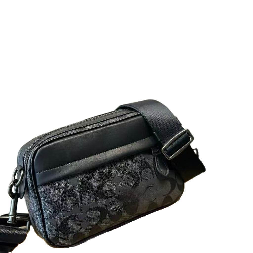 Bolso para cámara para hombre y mujer, material de PVC, bolso cruzado informal para viaje, bolso de mensajero, bolso versátil para teléfono para ir al trabajo, 22x15x5