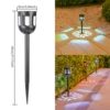 Garden lights with projector solar-powered