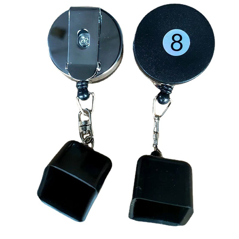 Llavero qiaoke Cap hebilla de cinturón stretch Black 8 qiaoke Cap accesorios de bola de mesa de billar bola de billar suministros de taco de billar