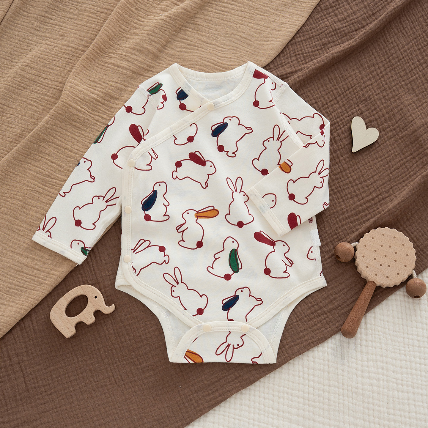 붉은 테두리 토끼 포장 방귀 1 조각