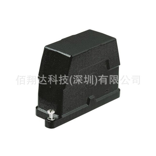 HARTING浩亭 09400240811 24B 螺钉锁扣 不锈钢 没有出线口 上壳