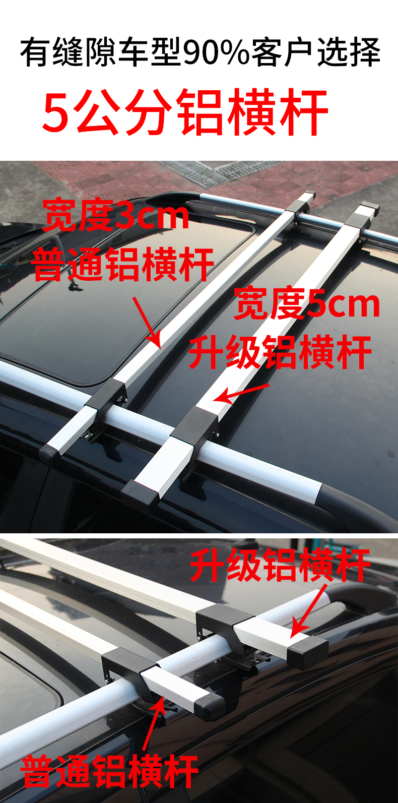 Car Roof Rack for Off-Road Vehicles, Universal Travel Rack for Car Luggage