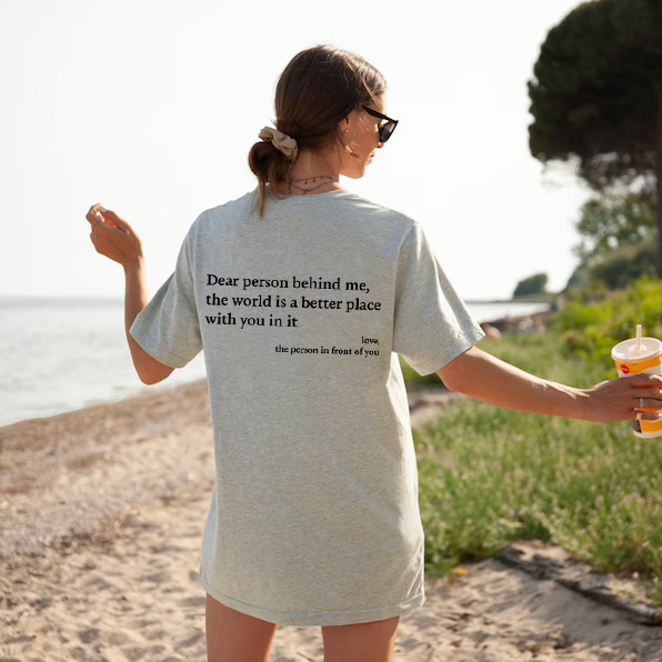 Round Neck Neckline Regular Fit Fit Type Slogan Pattern Summer, Spring Season Wholesale Women's Simple Style Classic Style Slogan Short Sleeve T-Shirts