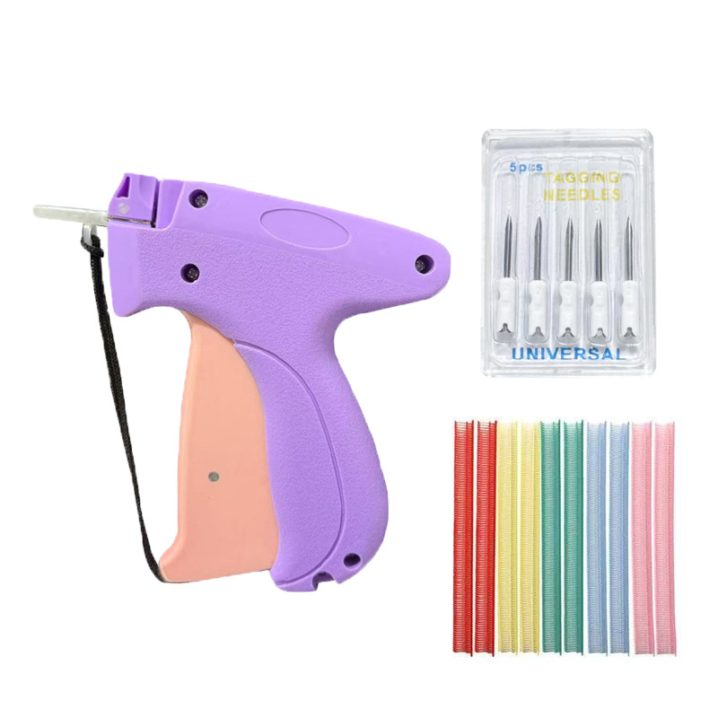 Micro-etiqueta pistola amazon mano máquina de coser rápida mini manual colgante aguja aguja de goma de color conjunto