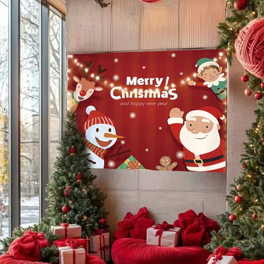 크리스마스 걸이 천 전체 핫 스타일 1개 150*200